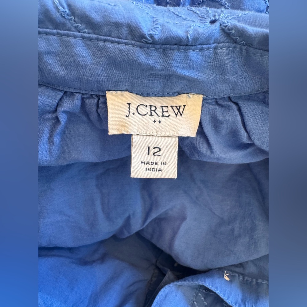 Jcrew Blue Women's Dress - Picture 4 of 5